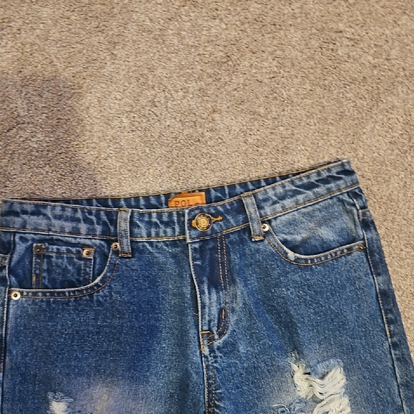 POL Blue Distressed Women Jeans - Picture 3 of 9